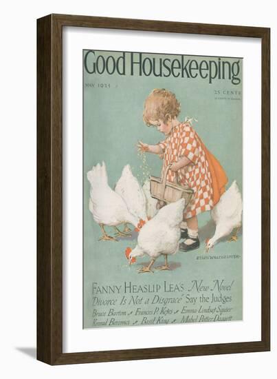 Good Housekeeping, May 1925-null-Framed Art Print