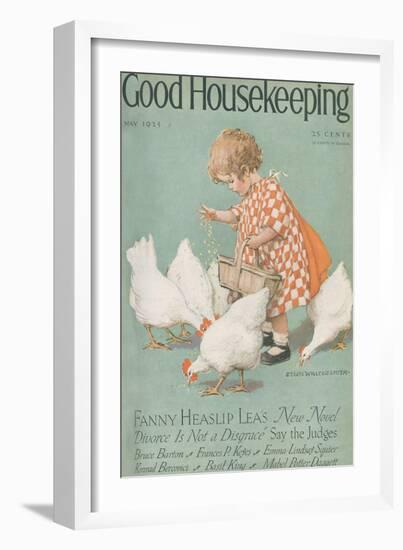 Good Housekeeping, May 1925-null-Framed Art Print