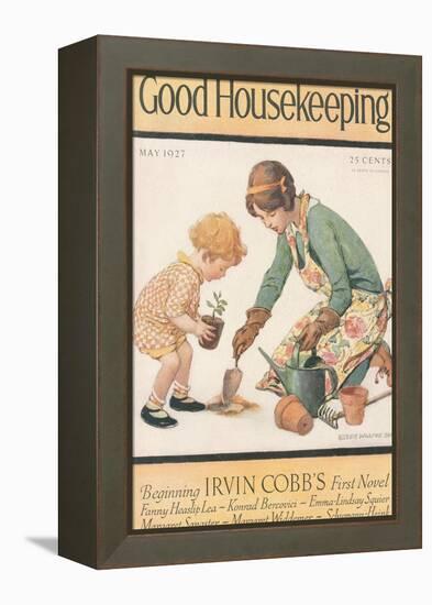 Good Housekeeping, May 1927-null-Framed Stretched Canvas