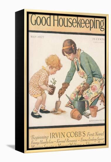 Good Housekeeping, May 1927-null-Framed Stretched Canvas