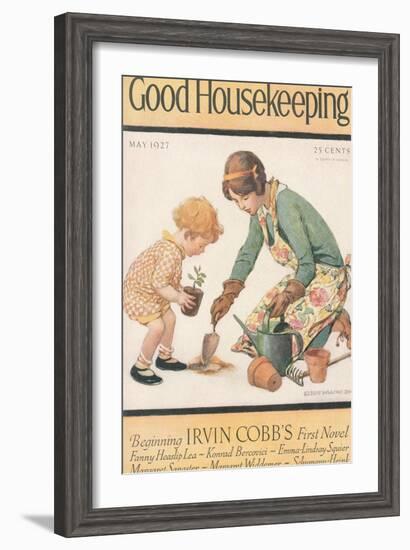 Good Housekeeping, May 1927-null-Framed Art Print