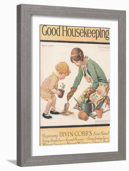 Good Housekeeping, May 1927-null-Framed Art Print