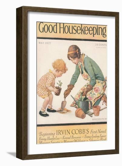 Good Housekeeping, May 1927-null-Framed Art Print