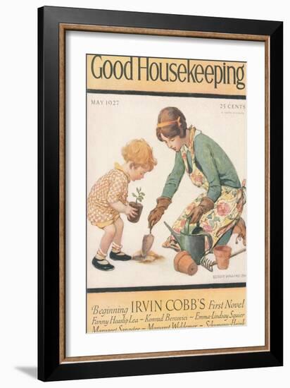 Good Housekeeping, May 1927-null-Framed Art Print