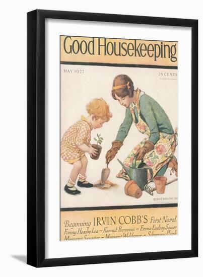 Good Housekeeping, May 1927-null-Framed Art Print