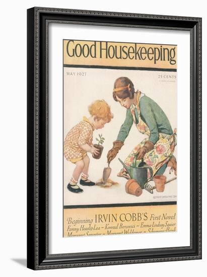 Good Housekeeping, May 1927-null-Framed Art Print