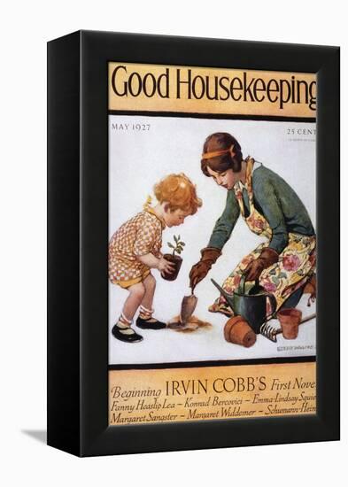 Good Housekeeping, May, 1927-null-Framed Stretched Canvas