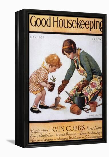 Good Housekeeping, May, 1927-null-Framed Stretched Canvas