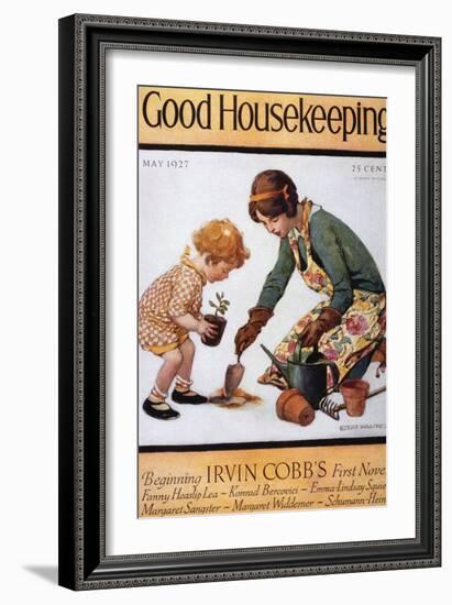 Good Housekeeping, May, 1927-null-Framed Art Print