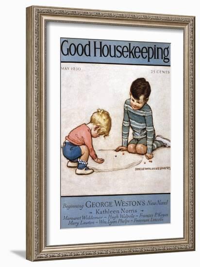 Good Housekeeping, May, 1930-null-Framed Art Print