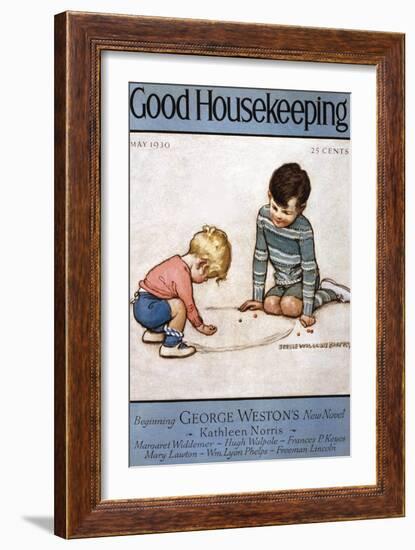 Good Housekeeping, May, 1930-null-Framed Art Print