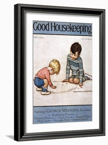 Good Housekeeping, May, 1930-null-Framed Art Print