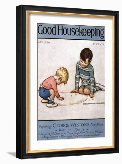 Good Housekeeping, May, 1930-null-Framed Art Print