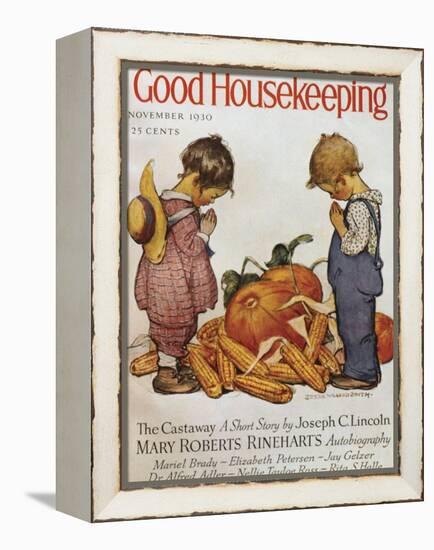 Good Housekeeping, November, 1930-null-Framed Stretched Canvas