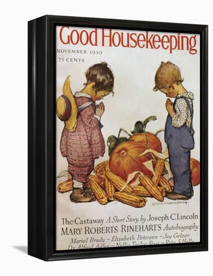 Good Housekeeping, November, 1930-null-Framed Stretched Canvas