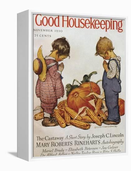 Good Housekeeping, November, 1930-null-Framed Stretched Canvas