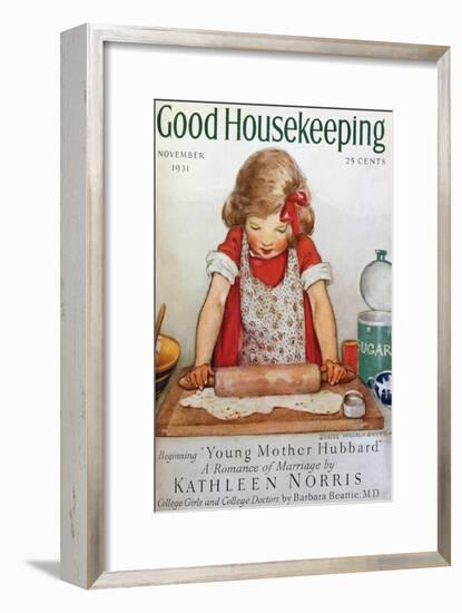 Good Housekeeping, November, 1931-null-Framed Art Print