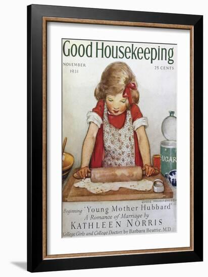 Good Housekeeping, November, 1931-null-Framed Art Print