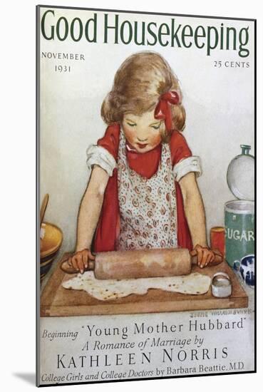 Good Housekeeping, November, 1931-null-Mounted Art Print