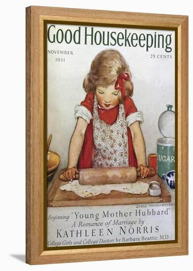 Good Housekeeping, November, 1931-null-Framed Stretched Canvas