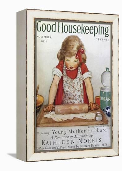 Good Housekeeping, November, 1931-null-Framed Stretched Canvas