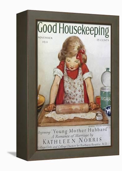 Good Housekeeping, November, 1931-null-Framed Stretched Canvas