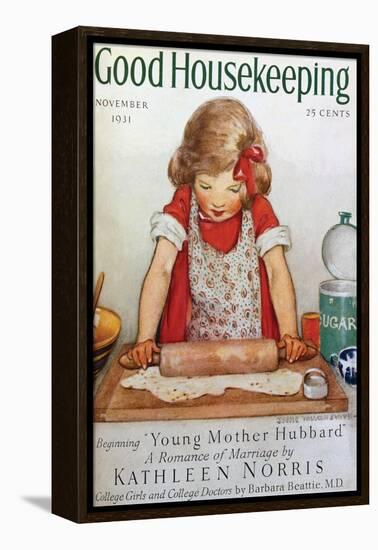 Good Housekeeping, November, 1931-null-Framed Stretched Canvas