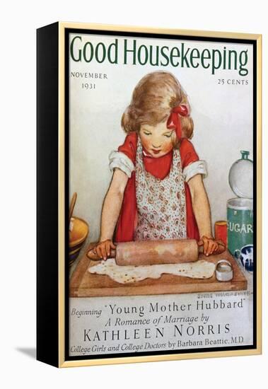 Good Housekeeping, November, 1931-null-Framed Stretched Canvas