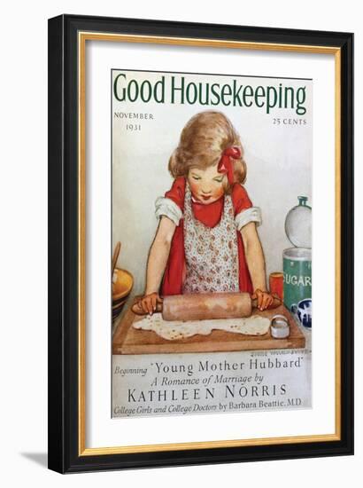 Good Housekeeping, November, 1931-null-Framed Premium Giclee Print