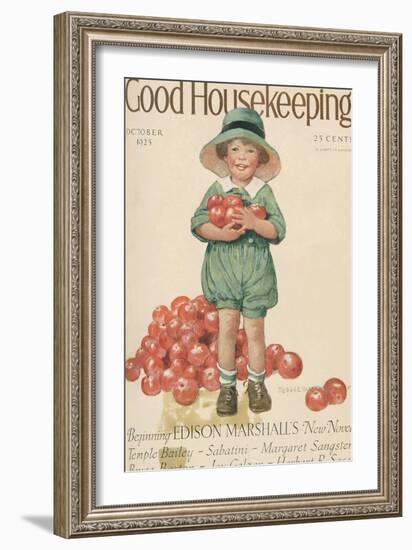 Good Housekeeping, October 1925-null-Framed Art Print