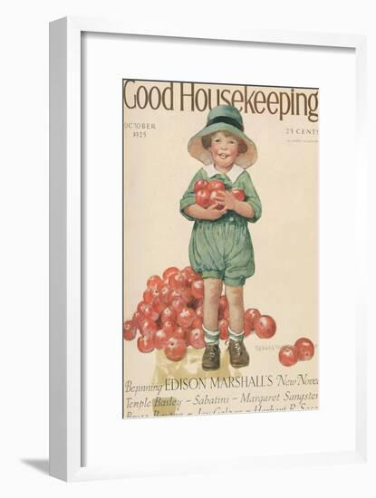 Good Housekeeping, October 1925-null-Framed Art Print