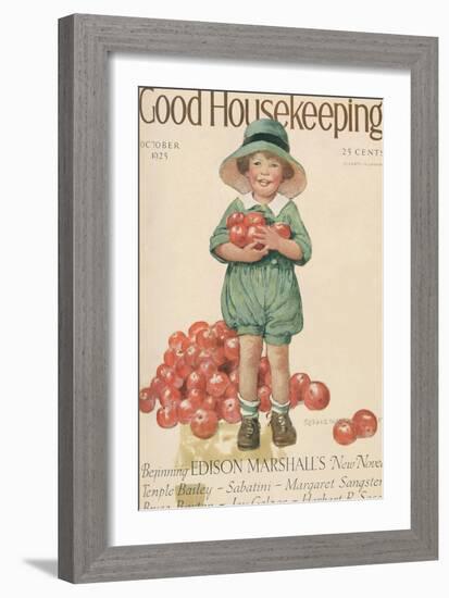 Good Housekeeping, October 1925-null-Framed Art Print