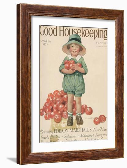 Good Housekeeping, October 1925-null-Framed Art Print