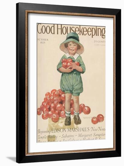 Good Housekeeping, October 1925-null-Framed Art Print