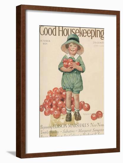 Good Housekeeping, October 1925-null-Framed Art Print