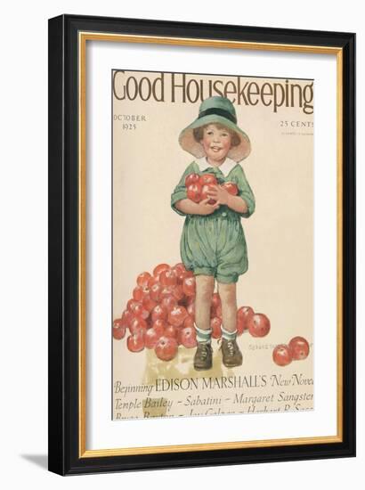 Good Housekeeping, October 1925-null-Framed Art Print