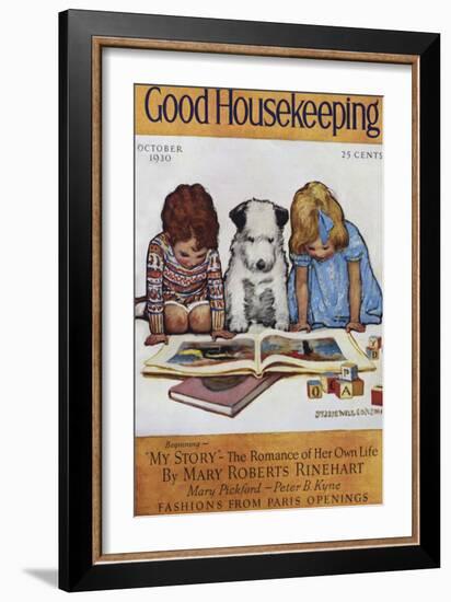 Good Housekeeping, October, 1930-null-Framed Art Print