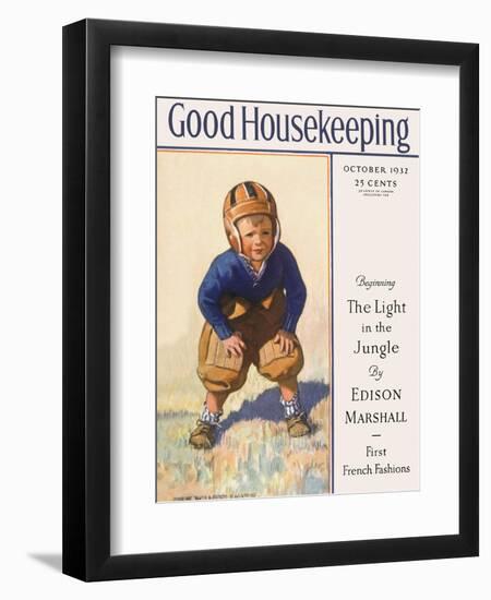 Good Housekeeping, October 1932-null-Framed Art Print