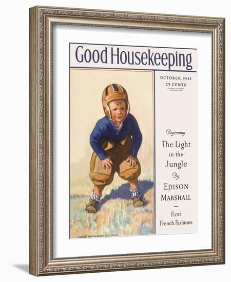 Good Housekeeping, October 1932-null-Framed Art Print