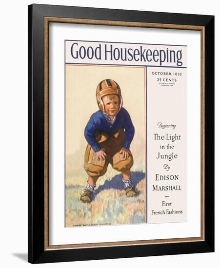 Good Housekeeping, October 1932-null-Framed Art Print