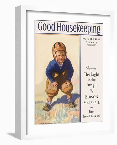 Good Housekeeping, October 1932-null-Framed Art Print