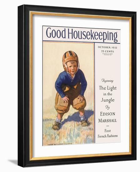 Good Housekeeping, October 1932-null-Framed Art Print