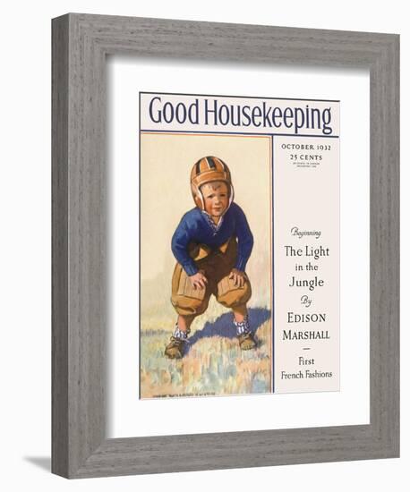 Good Housekeeping, October 1932-null-Framed Premium Giclee Print