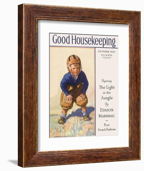 Good Housekeeping, October 1932-null-Framed Premium Giclee Print