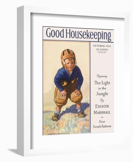 Good Housekeeping, October 1932-null-Framed Premium Giclee Print