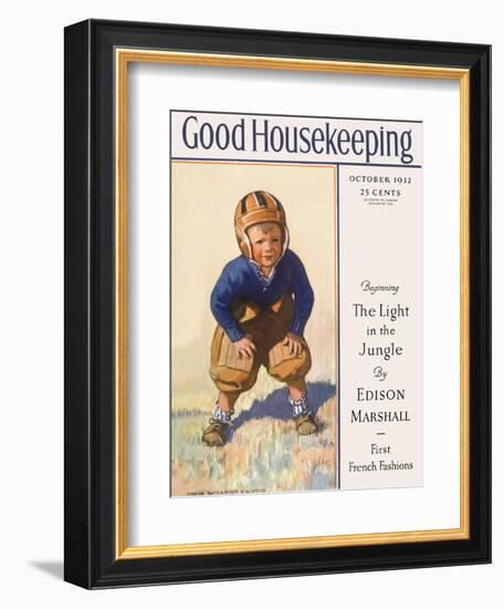 Good Housekeeping, October 1932-null-Framed Premium Giclee Print