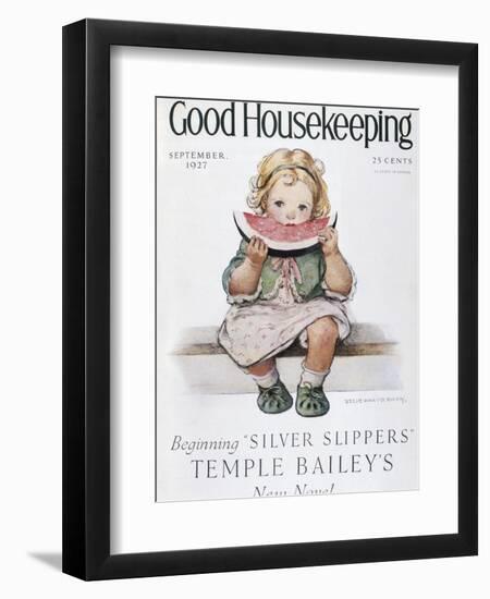 Good Housekeeping, September, 1927-null-Framed Premium Giclee Print