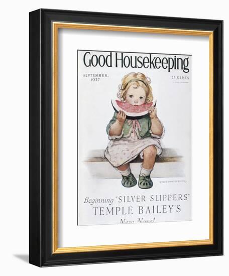 Good Housekeeping, September, 1927-null-Framed Premium Giclee Print