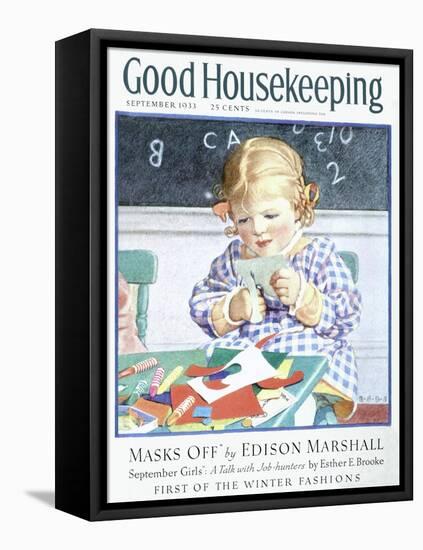 Good Housekeeping, September 1933-null-Framed Stretched Canvas