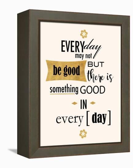 Good in Everyday-Anna Quach-Framed Stretched Canvas